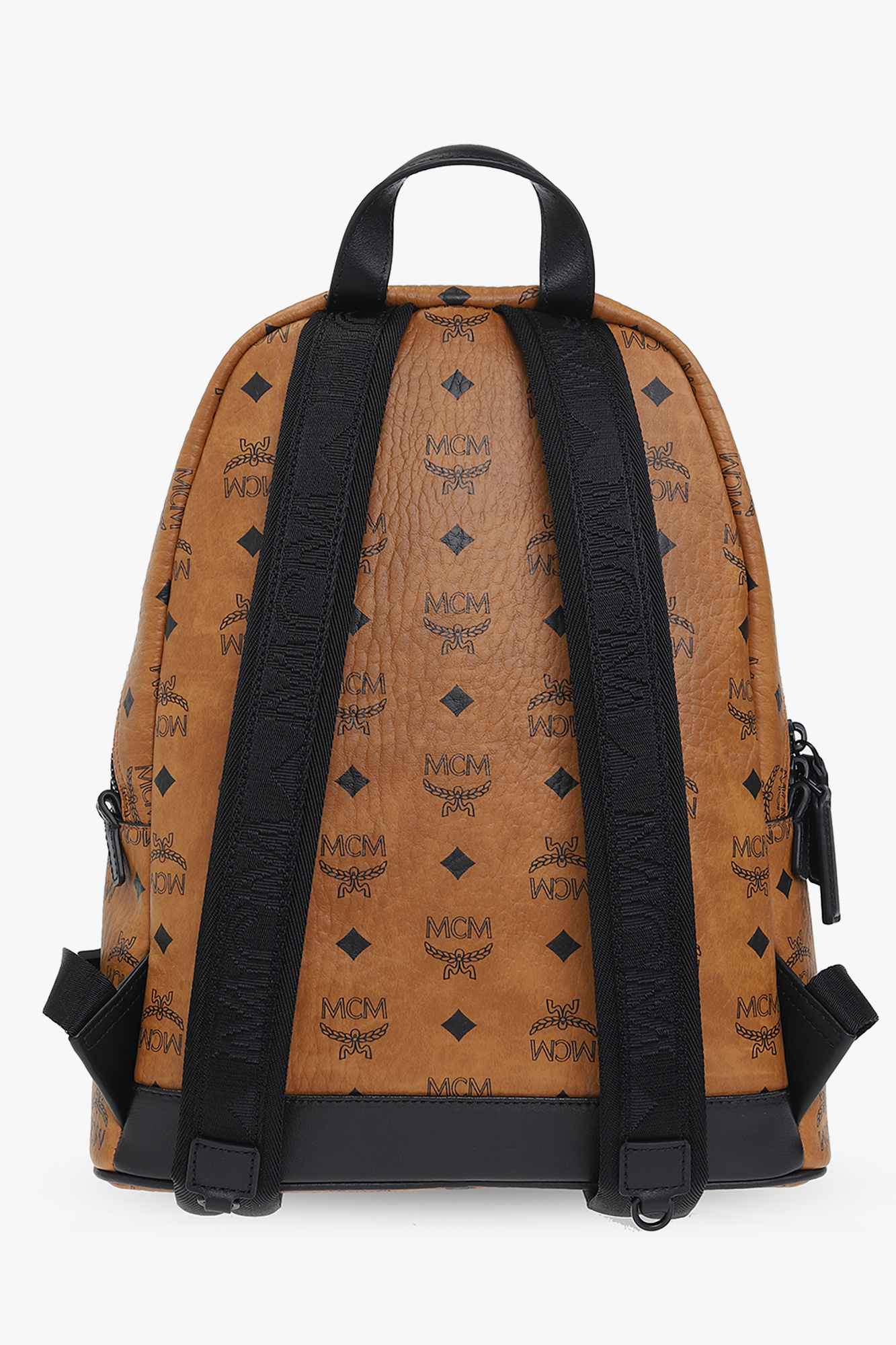 Fake black hot sale mcm backpack